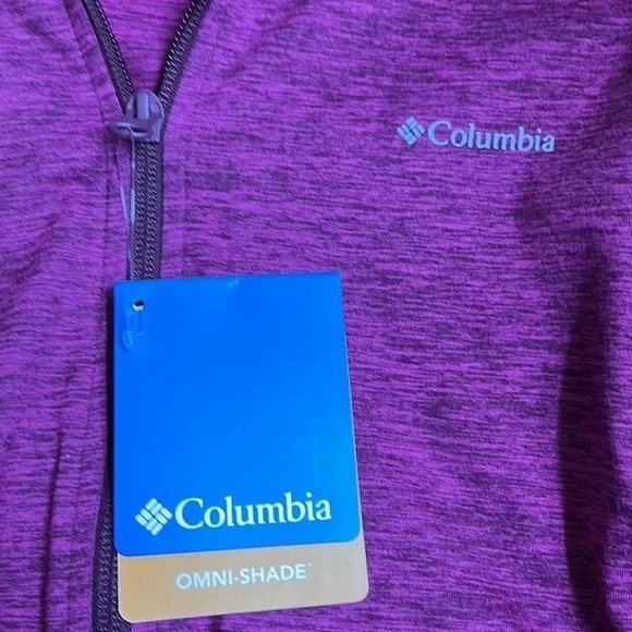 Columbia women’s weekend, adventure, full zip, Marionberry Heather XL - Picture 4 of 7